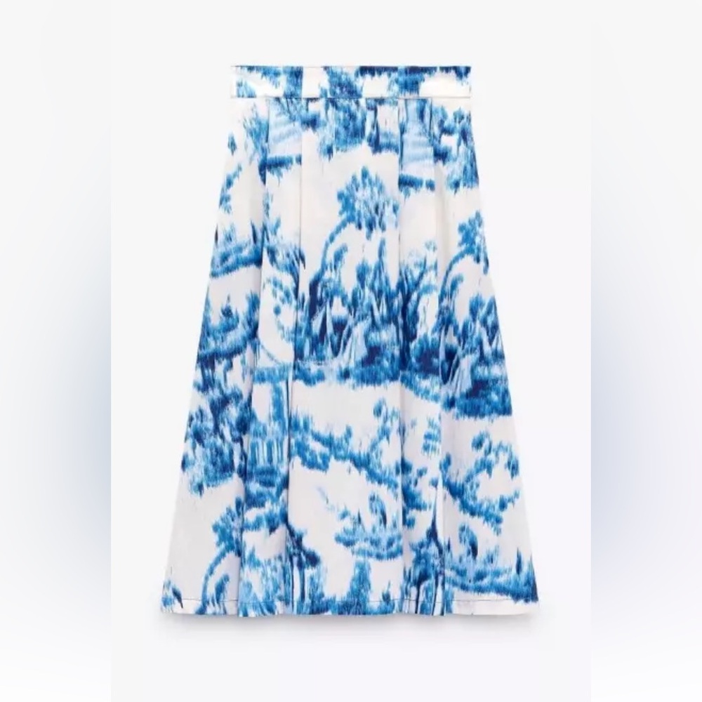 Zara 2pc ZW Collection Co Ord Skirt Set XS/S NWT - Picture 10 of 14